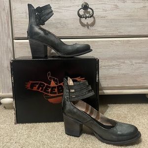 FREEBIRD Randy shoes in Black Leather